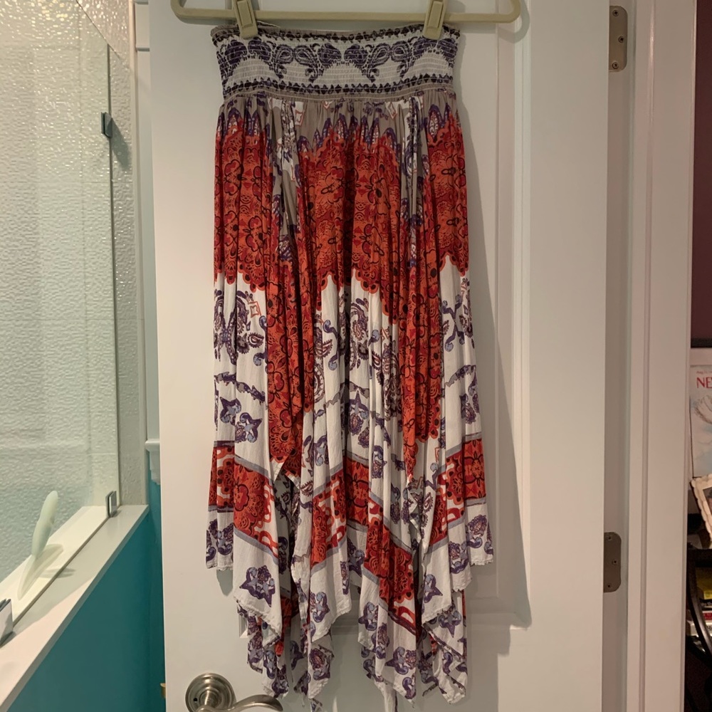 Free People bohemian long skirt